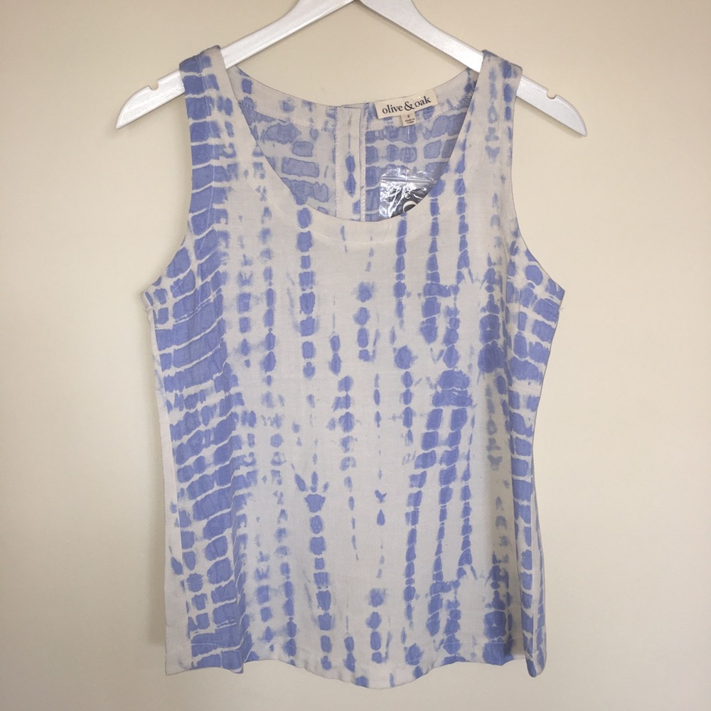 Anthro Olive + Oak Sleeveless Blouse